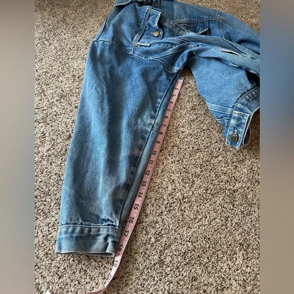 Vintage 80s denim jean jacket, Large - Picture 9 of 9
